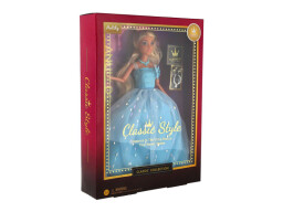 Panenka Anlily ve večerních šatech kloubová 30cm